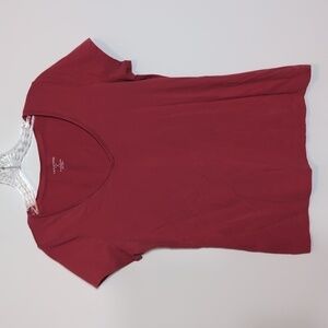 Lands End Fitted V Neck T Shirt